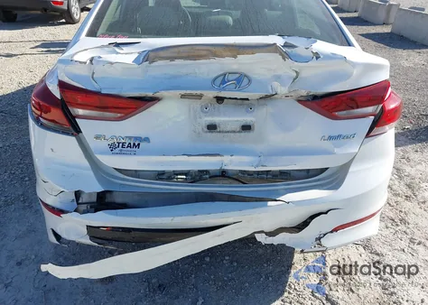 2017 Hyundai Elantra Limited from USA, damaged, VIN 5NPD84LF8HH052508